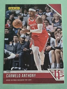 2018-19 Panini Instant Basketball CARMELO ANTHONY Season Tipoff #/330 Rockets #3 - Picture 1 of 2