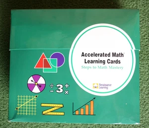 RENAISSANCE LEARNING Grade 7 Math Learning Card Kit Box - No Answer Key - Picture 1 of 8