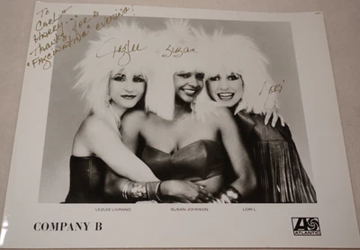 Company B SIGNED Lori Lezlee Susan Freestyle Rare Original Promotional Photo - Image 1 of 4