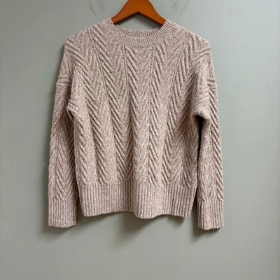 Suéter Banana Republic para mujer jaspeado cuello redondo talla XS mezcla de cachemir lujo Foto 1 de 4