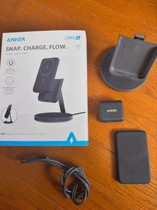 Chargeur magnétique sans fil Anker 633 noir - Photo 1 sur 2