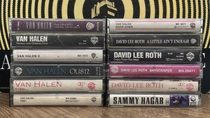 Van Halen Sammy Hagar David Lee Roth Cassette Lot 80s Hard Rock Hair Metal - Bild 1 von 13