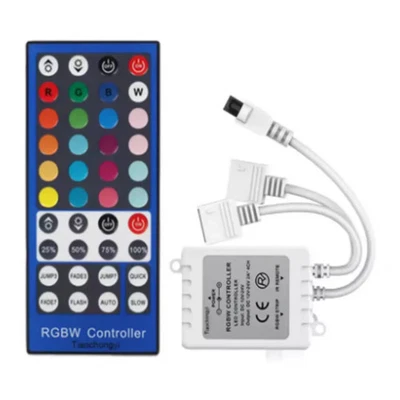 DC12-24V RGBW Dimmer controller 40key 5pin IR control For RGBW LED light strip - Image 1 of 3