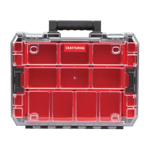 CRAFTSMAN VERSASTACK System 10-Compartment Plastic Small Parts Organizer Red NEW - Picture 1 of 4