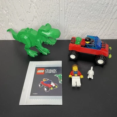 Lego Studios 1349 T-Rex Baby Car Cat Mini-Conjunto - 100% COMPLETO COM MANUAL! - Imagem 1 de 4