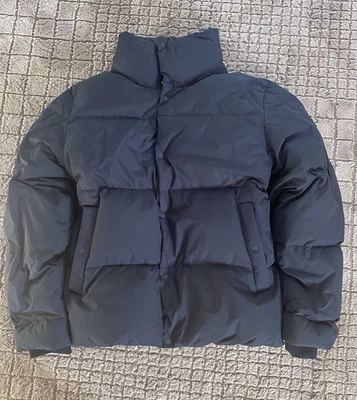 Cos Short Puffer Jacket Men's Size Large Black - Image 1 of 4