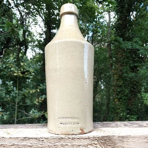 Old Antique Impressed Saltglaze Porter Beer Bottle Gunson & Son Wainfleet - Picture 1 of 4