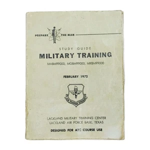 1972 Study Guide Military Training Lackland Air Force Base MABM99000 MGBM MRBM - Bild 1 von 12