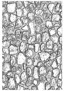 Sizzix Mini Cobblestone 3D Embossing folder #665461 Retail $10.99 Tim Holtz - Picture 1 of 1