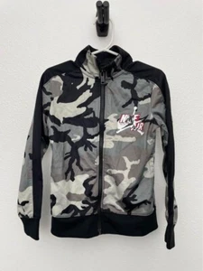 nike air Jordan Boys Gray Camouflage Polyester Jacket Size XS - Picture 1 of 4