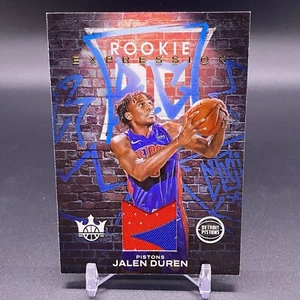 #/25! 🚨2022-23 Panini Court Kings Jalen Duren RC Expressions Rookie Relic - Picture 1 of 2