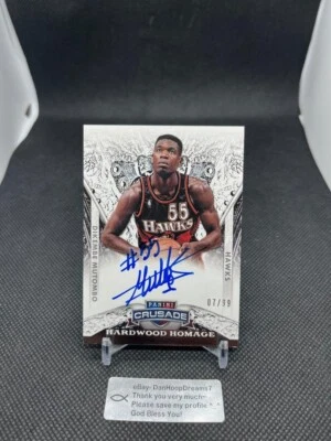2013-14 Panini Crusade Hardwood Homage Auto DIKEMBE MUTOMBO #07/99 - Image 1 of 2