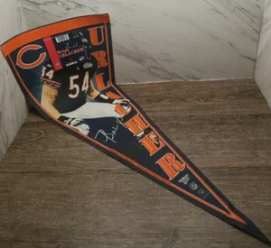 ☆RARE☆ ~Wincraft Pennant~ BRIAN URLACHER ~ Chicago Bears ~ #54~ ☆Free Shipping☆ - Picture 1 of 8