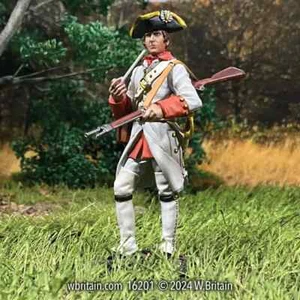 FENCH FUSILIER REGIMENT BERRY 1758 16201 como nuevo en caja Gran Bretaña 54 mm - Imagen 1 de 3