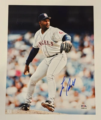 LEE SMITH Signed 8x10 Photo-HALL OF FAME-478 SAVES-CALIFORNIA ANGELS-PSA - Image 1 of 3