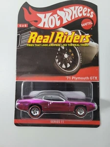2012 Hot Wheels RLC REAL RIDERS '71 PLYMOUTH GTX Serie 11 #3184/4000 pink - Bild 1 von 12