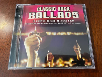 Classic Rock Ballads: 17 Lighter-Raising Anthems CD (2008, Various) - Image 1 of 3