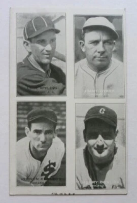 1937 Exhibits Appling Dykes Kennedy Bonura Chicago NRMINT -  - Image 1 of 2