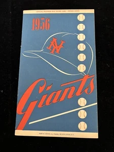1956 Bill Mazeroski Debüt Programm bei New York Giana V Pirates/Willie Mays Anzeige⚾️ - Bild 1 von 11