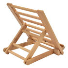 Bamboo Folding Tablet Stand Multi Angle Tablet Holder For 4-13in TD