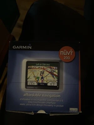 Garmin Nuvi 200 Car GPS Navigator US Maps - Image 1 of 3