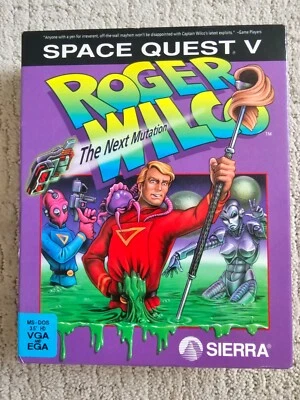 Space Quest V 5 Roger Wilco The Next Mutation Sierra Game Box Only - Image 1 of 4