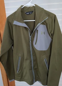 Unisex Under Armor Jacke Army Grün Größe S Gebraucht - Bild 1 von 12