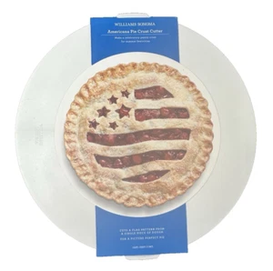 Williams Sonoma Americana Pie Crust Cutter Flag NEW in pkg Cuts Flag in Dough - Picture 1 of 6