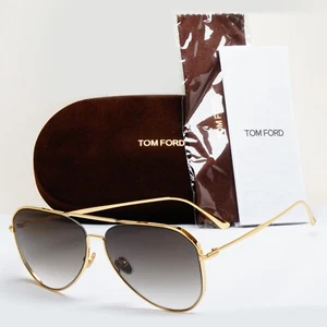 Tom Ford Sonnenbrille Charles-02 gold braun grau Farbverlauf eckig FT0853 TF 853 30B - Bild 1 von 12