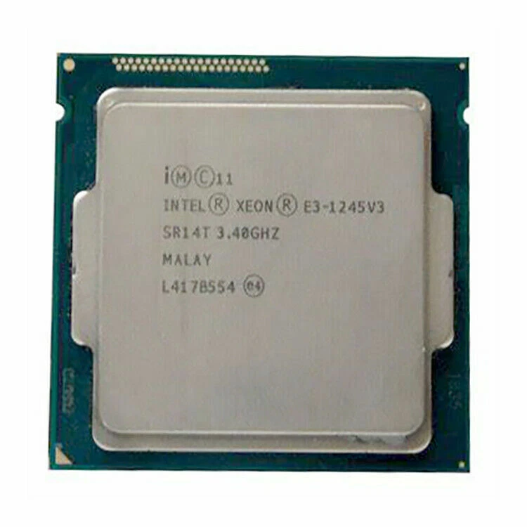 Intel Xeon E3-1245 V3 CPU 4-Core 3.4GHz 8M LGA 1150 SR14T 84W Processor - Image 1 of 1