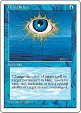 MTG 4th Edition - Thoughtlace - Near Mint