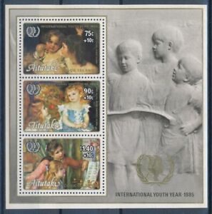 [116572] Aitutaki 1985 International Youth year Souvenir Sheet MNH