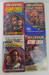 Lot of 4 Star Trek PB Books DAY OF HONOR Series Science Fiction, 1997 Vintage - Picture 1 of 11