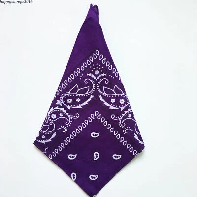 Unisex Hip Hop Bandana Prendas para la cabeza Hombres Cuello Muñeca Envoltura Cabeza Banda para el cabello Bufanda cuadrada Foto 1 de 4
