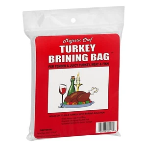 Majestic Chef Turkey Brining Bag, For Turkey, Meat & Fish,    {HEAVY DUTY} - Picture 1 of 1