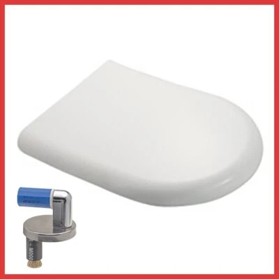 sedile copriwater dolomite clodia asse tavoletta copri wc vaso rallentato soft - Immagine 1 di 4
