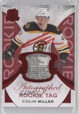 2015-16 Upper Deck The Cup Tag Red Foil /8 Colin Miller RPA Rookie Patch Auto RC