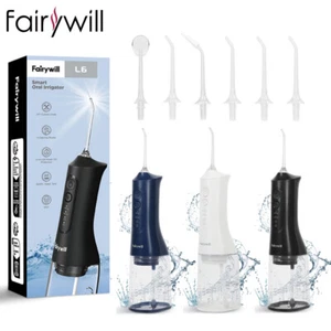 Fairywill Munddusche Kabellos Wasser Flosser 300ML Zahnreinigung Oral Irrigator - Bild 1 von 14