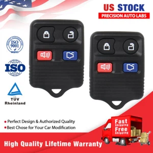 2X Keyless Entry Car Remote Control Key Fob Transmitter Alarm For Ford 2003-2007 - Picture 1 of 12