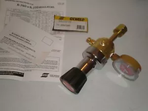 Neu! ESAB Oxweld R-760-15-025 HI FLO Acetylen Gasregler, Elite kostenloser Versand! - Bild 1 von 4