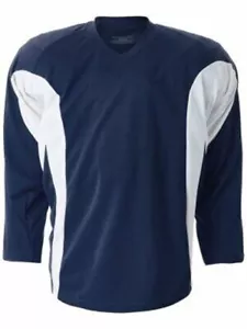 Firstar Rink Flow Hockey Trikot Navy/Weiß 100% Pro Weight Stoff Flow-Tech Br - Bild 1 von 2