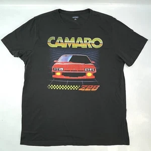 Gerneral Motors Old Navy Camaro Z28 Gray Graphic Racing T-Shirt Youth XL - Picture 1 of 8