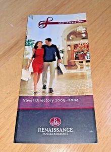 2003-2004 RENAISSANCE HOTELS & RESORTS - Hotel Travel Directory / MARRIOTT - Imagen 1 de 8