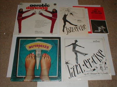 JAZZ-ER-CISE Nutricize AEROBIC DANCING 3LP LOT Exercise GYM Fitness DJ BREAKS M- Foto 1 de 4