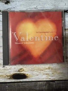 Valentine Musical Selections:  16 Contemporary Love Songs (CD, 1997-WB) Promo - Picture 1 of 2