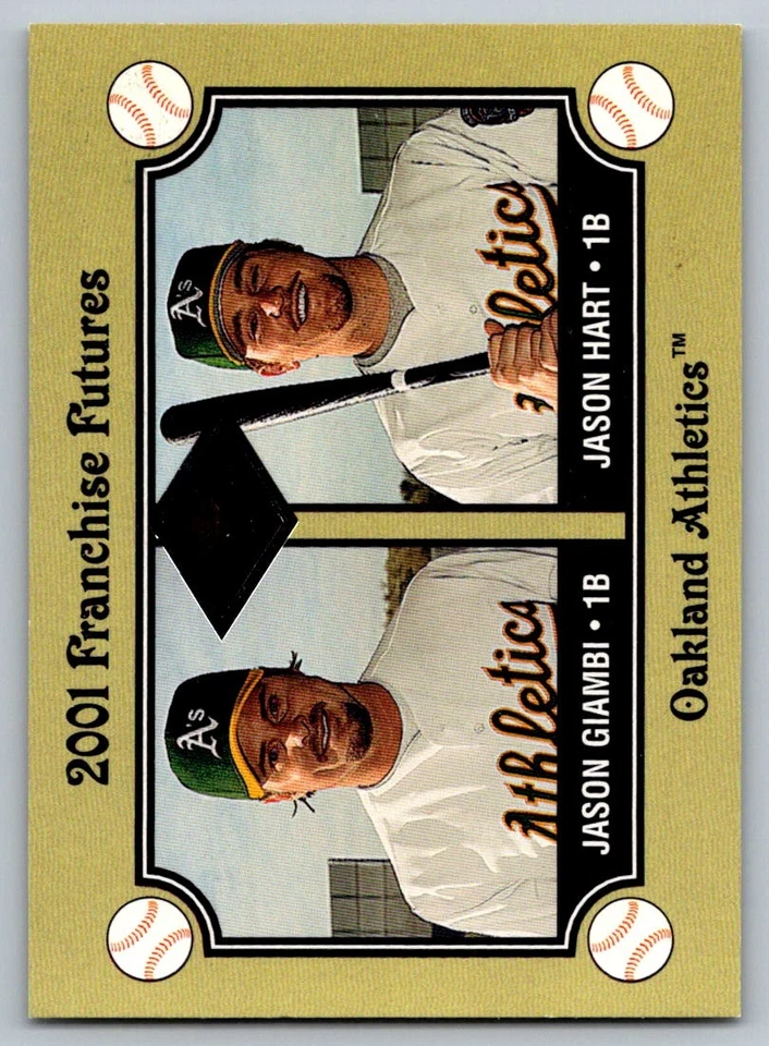 Fleer Platinum Finish Jason Giambi/Jason Hart 2001 465 188/201 Foto 1 de 2