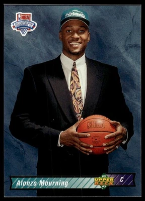 1992-93 Upper Deck #2 Alonzo Mourning - Image 1 of 2