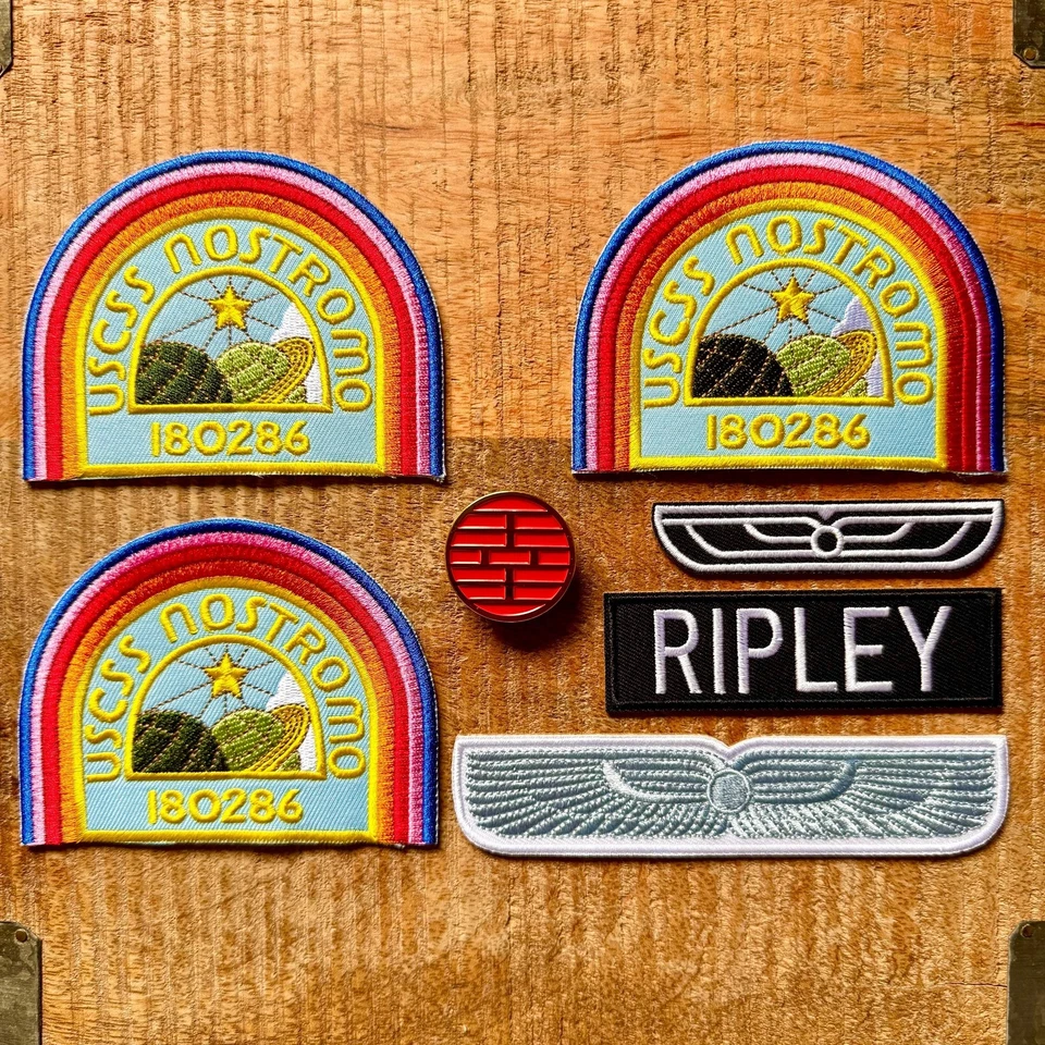 Alien Ellen Ripley Uniform USCSS Nostromo Coveralls Shirt Crew Set Patches - Image 1 of 1