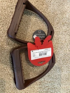 COMPOSITI Reflex 3D Wide Track Brown/Brown Stirrups 465137BRN475. NWT - Picture 1 of 4