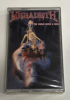 MEGADETH - THE WORLD NEEDS A HERO (2001) SEALED CASSETTE MADE IN TURKEY - Image 1 of 2
